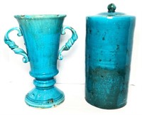 Blue Ceramic Vases