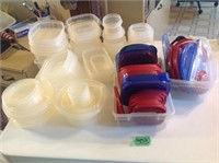 Plastic dishes & lids