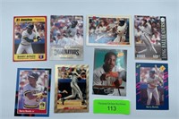 Eight Barry Bonds MLB Cards
