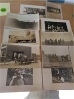 RPPC REAL PICTURE POST CARDS, LOT OF 10