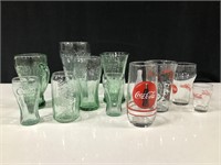 11 COCA COLA GLASSES