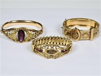 Victorian Gold Plate Jewelry: Taille D'epargne