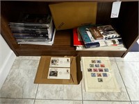 Shelf of Books, Magazines & Stamps