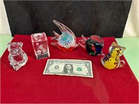 *GLASS ANIMAL FIGURE PAPER WEIGHTS