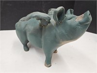 Lawn & Garden Decor Cast Iron Pig 13" L: