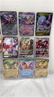 Pokémon cards sheet of 9