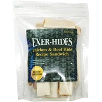 Exer-Hides Chicken & Beef Hide Treats 16 oz