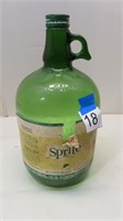 vintage Sprite growler jug