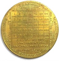 1863 Medal Calander Medal