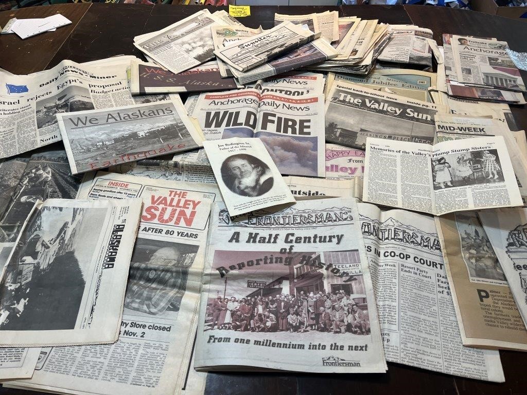 Alaska Newspaper 1980-90s ephemera