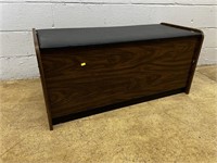 Simulated Wood Cedar Storage Chest