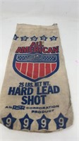 All American 25 lb 9 Chill Shot Canvas Bag 1e