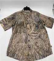 Magellan Outdoors Short Sleeve Mossy Oak Women Lg