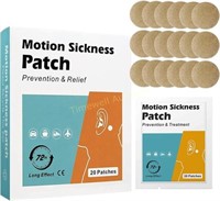 Sea Sickness Patch  20 Count Motion Sickness