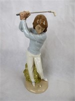 Nadal Spain Lady Golf Player Porcelain Figurine
