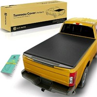 YHTAUTO, Soft Roll-up Truck Bed Tonneau Cover w/Au