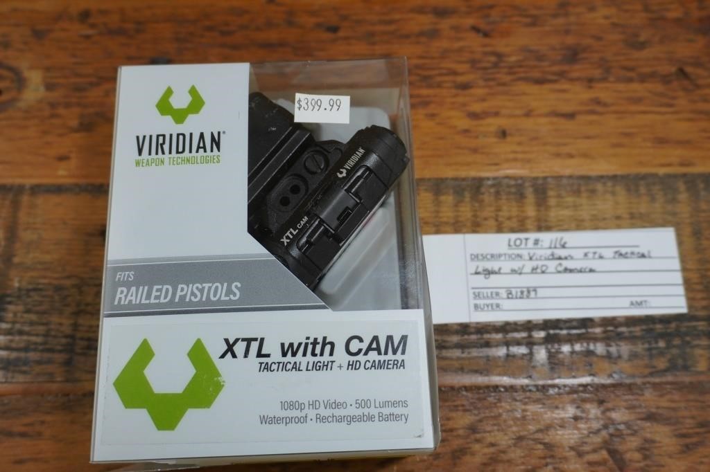 Viridian Tactical Light with Camera