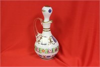 A Bohemian Cut Glass Cruet