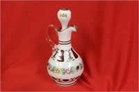 A Bohemian Cut Glass Cruet