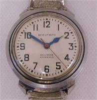 1964 Bulova Accutron Railroad approved watch,