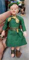 VTG CELLULOID GIRL SCOUT FIGURINE