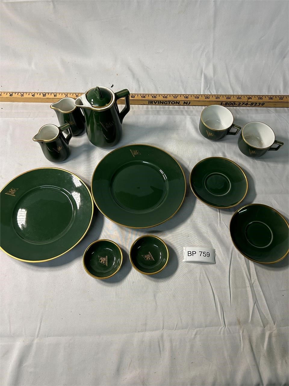 Lot of VTG Bauscher Weiden Ceramic Tea Set Plates