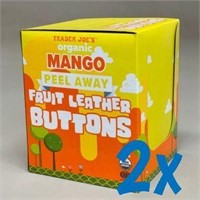48pc Organic Mango Peel Away Fruit Leather Buttons