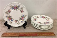 ROYAL ALBERT "COLLEEN" BREAD PLATES (8PCS)