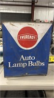 VTG. EVEREADY AUTO LAMP BULBS MERCHANDISER