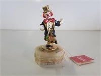 Ron Lee Signed Clown 6in Tall "Stay Back"