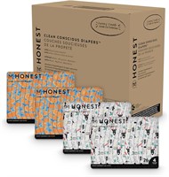 Honest Co. Diapers  Size 4  104 Count  Space