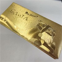 $50  Gold Foil Pack Of 5  Envelope