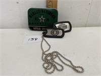 Harley-Davidson Fatboy Dog Tags