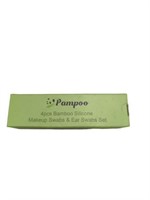 2 x Pamboo 4pcs Bamboo Silicone Makeup & Ear Swabs