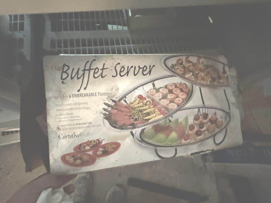 THREE TIER BUFFETT SERVER