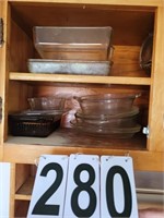 Contents of Cabinet ~ Pyrex ~ Fire King