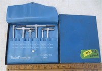 Central Tools telescoping gage set, new