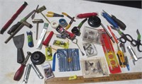 Tools, files, wire pliers, Dremel items