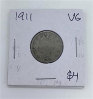 1911 Liberty V-Nickel Coin