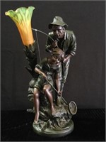 Father & Son Fishing Table Lamp