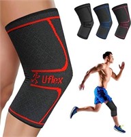 UFlex Athletics Knee Compression Sleeve Support,