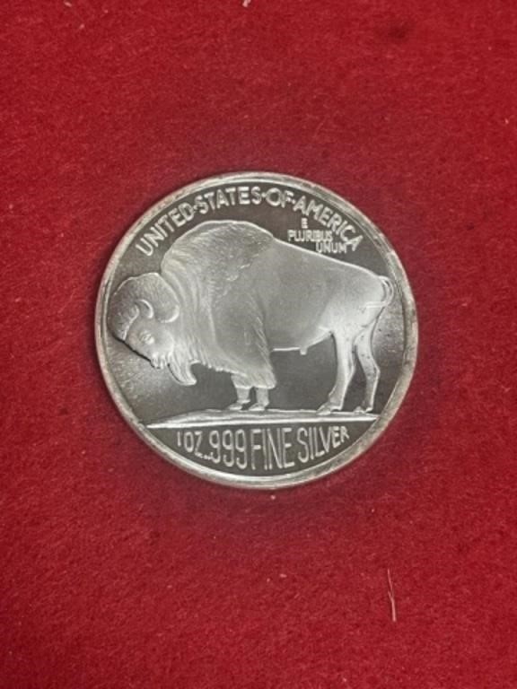 BUFFALO 1 OZ SILVER ROUND