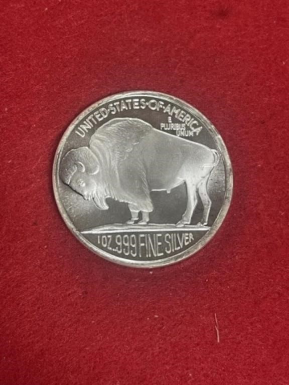 BUFFALO 1 OZ SILVER ROUND