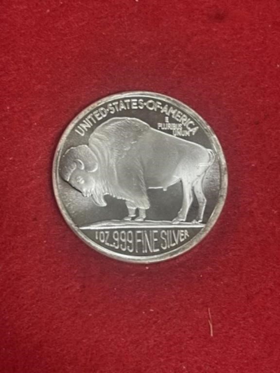 BUFFALO 1 OZ SILVER ROUND