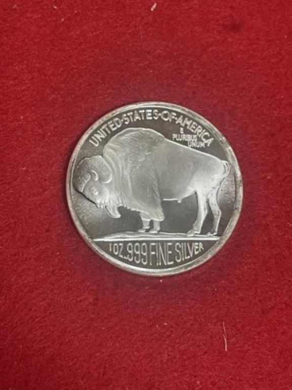 BUFFALO 1 OZ SILVER ROUND