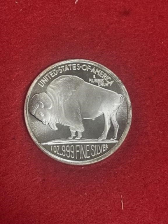 BUFFALO 1 OZ SILVER ROUND