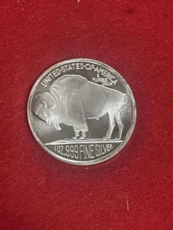 BUFFALO 1 OZ SILVER ROUND