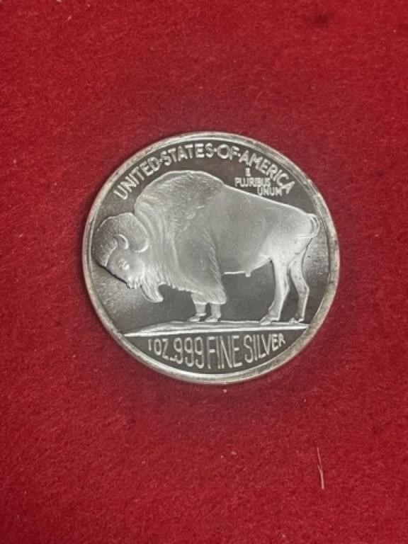 BUFFALO 1 OZ SILVER ROUND