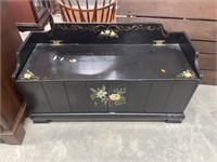 Hand painted blanket chest