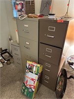 LOT OF 3 FILING CABINETS